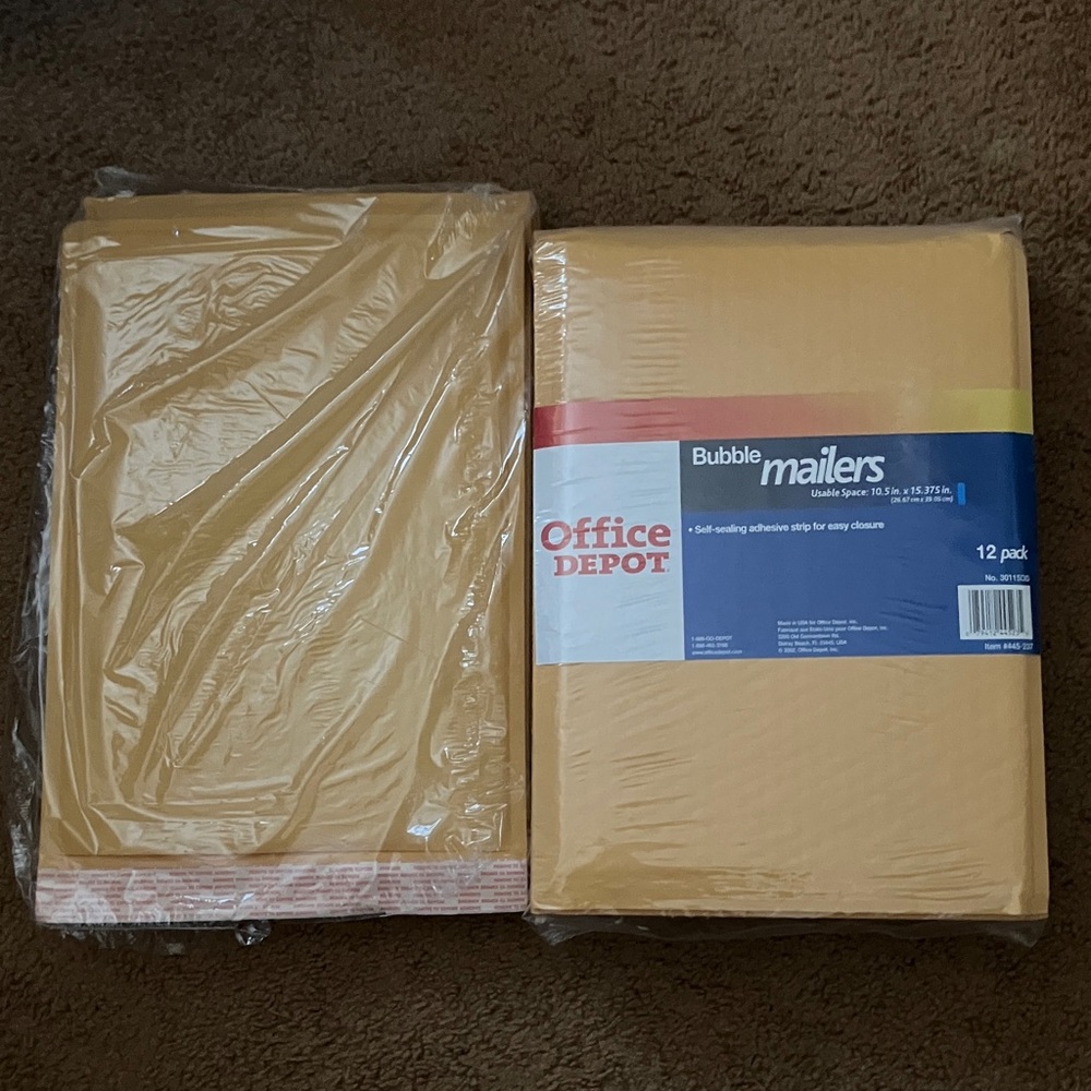 New Bubble Mailers (17) - Brown